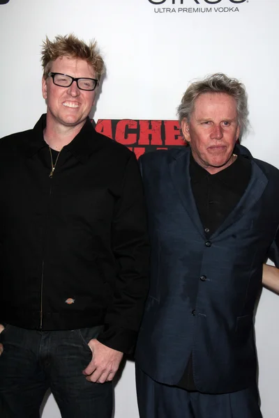 Jake Busey, Gary Busey — Foto de Stock