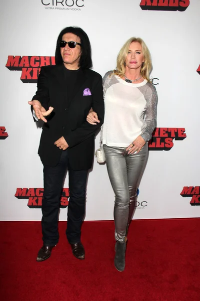 Gene Simmons, Shannon Tweed — Zdjęcie stockowe