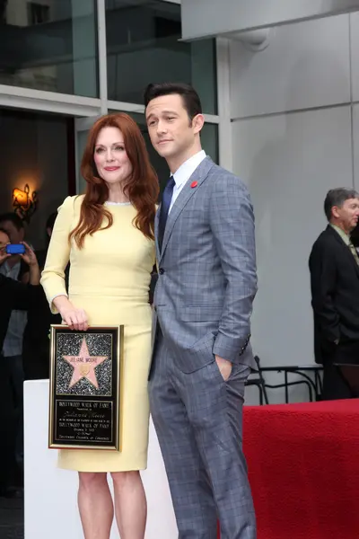 Julianne Moore, Joseph Gordon-Levitt — Stock fotografie