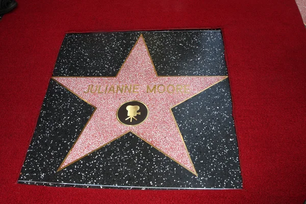 Julianne Moore's Star — Stock Photo, Image