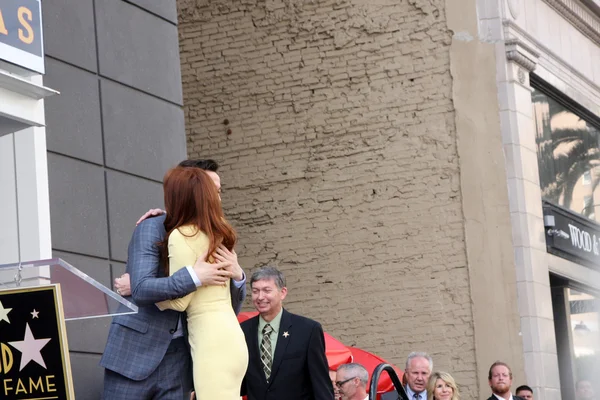 Joseph Gordon-Levitt, Julianne Moore — Fotografia de Stock