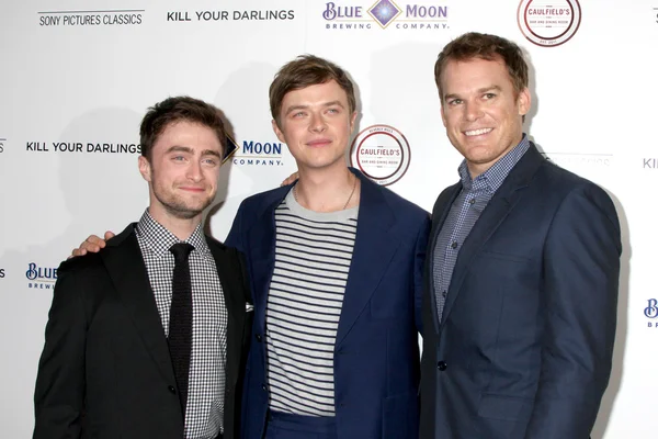 Daniel Radcliffe, Dane Dehaan, Hall — Foto de Stock