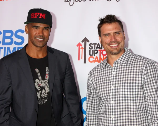 Shemar Moore, Joshua Morrow — Stok fotoğraf