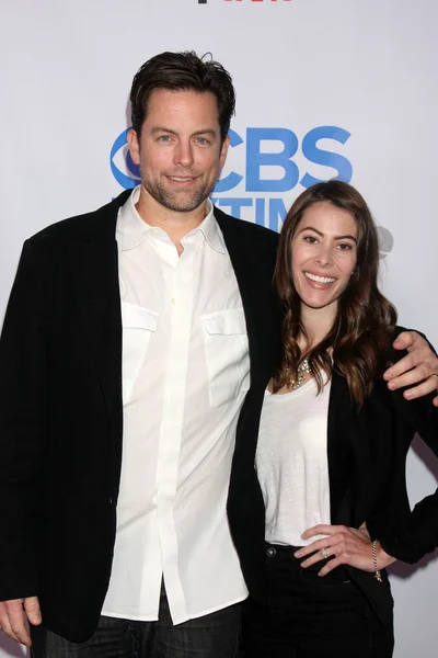 Michael Muhney, Jaime Garrison — Stock Photo, Image