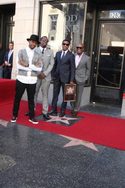Usher, sean combs, kenny 