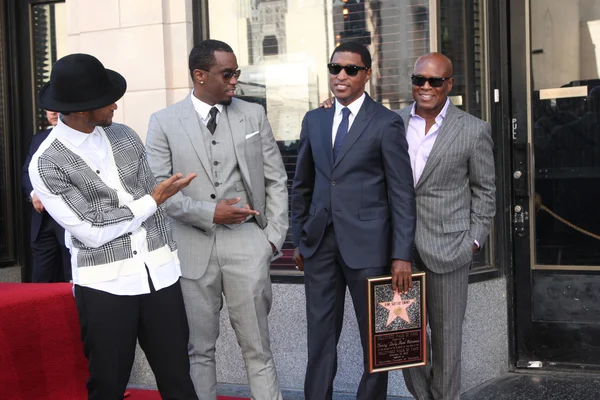 Usher, Sean Combs, Kenny "Babyface" Edmonds, Antonio "La" Reid — Fotografia de Stock