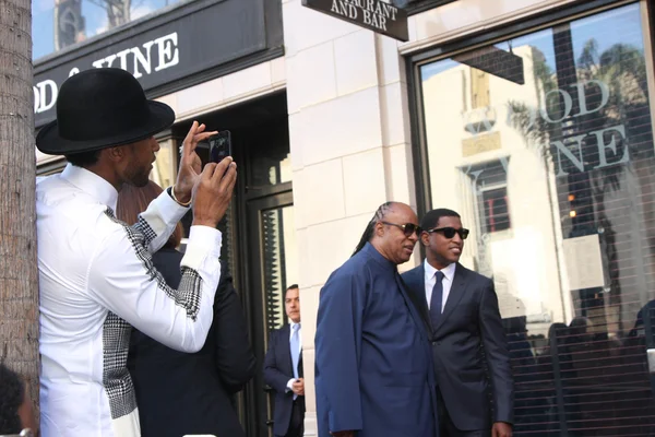 Usher, Stevie Wonder, Kenny — Stockfoto