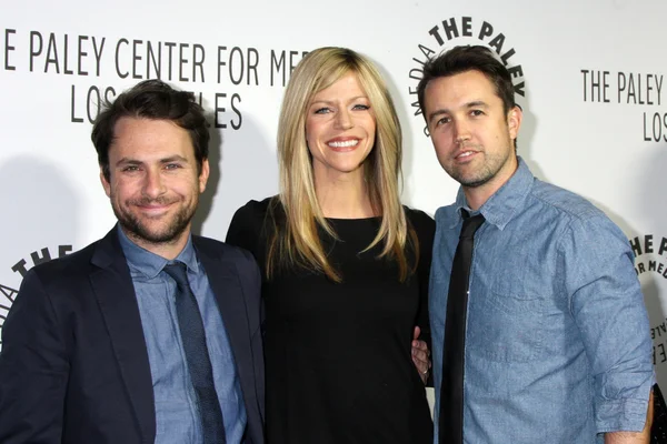 Charlie Day, Kaitlin Olson, Rob McElhenny — Stock Photo, Image