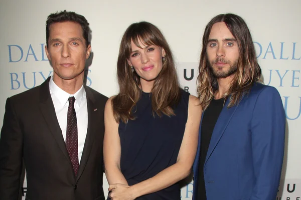 Matthew mcconaughey, jenniifer Γκάρνερ, jared leto — Φωτογραφία Αρχείου