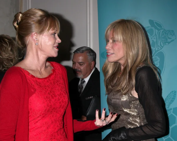 Melanie Griffith, Carly Simon — Fotografia de Stock