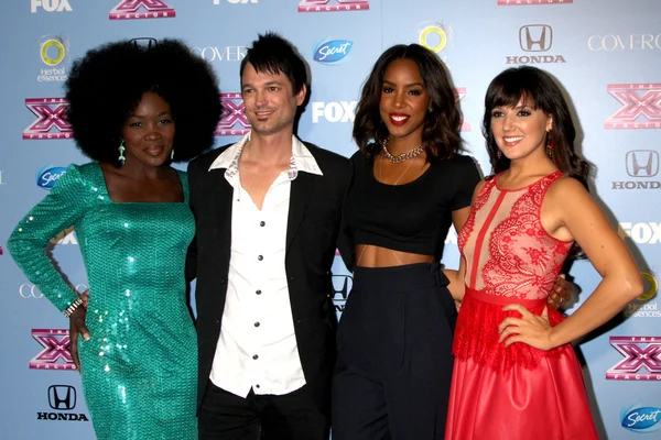 Lillie Mccloud, Jeff Gutt, Kelly Rowland, Rachel Potter — Stock fotografie