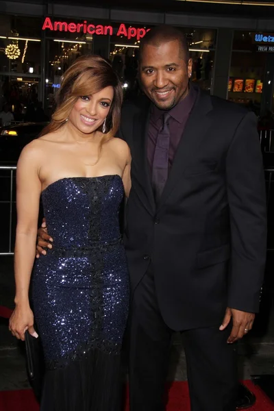 Melissa De Sousa, Malcolm D. Lee — Zdjęcie stockowe