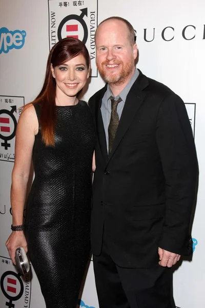 Alyson Hannigan, Joss Whedon — Photo