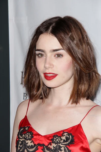 Lily Collins — Stok Foto