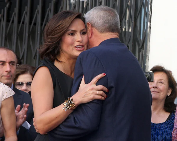 Mariska hargitay, dick Farkas — Stock Fotó