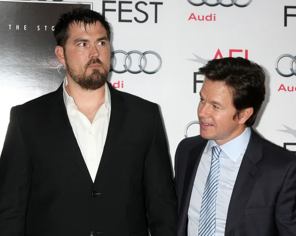 Marcus Luttrell, Mark Wahlberg — Stock Photo, Image