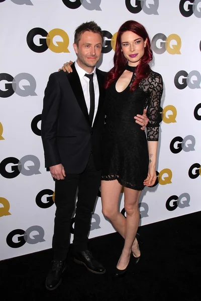 Chris Hardwick, Chloe Dykstra — Stockfoto