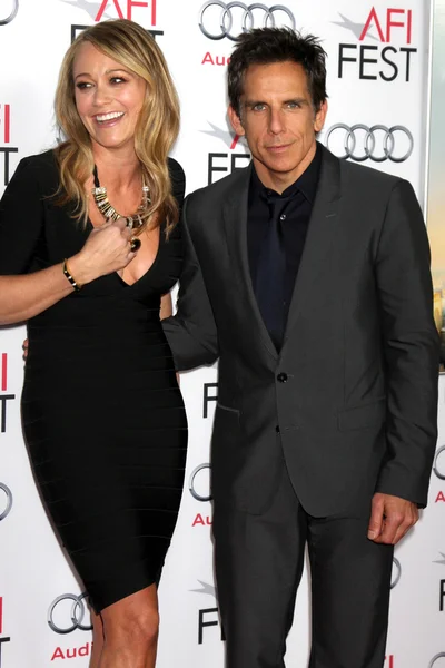 Christine Taylor, Ben Stiller — Stockfoto