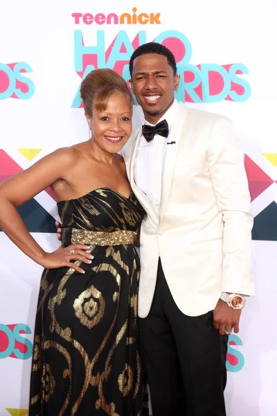 Beth Gardner, Nick Cannon — Stockfoto