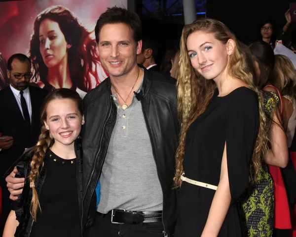 Peter Facinelli, hijas — Foto de Stock