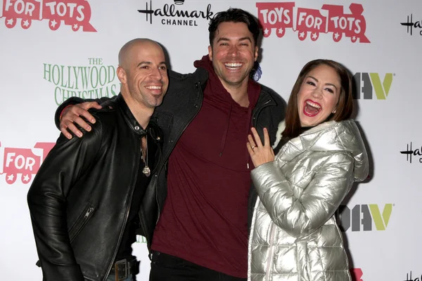 Chris Daughtry, Ace Young, Diana Degarmo — Fotografia de Stock