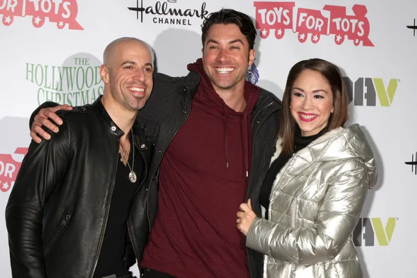 Chris daughtry, giovane asso, diana degarmo — Foto Stock