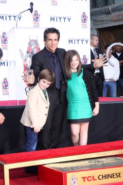 Quinlin Dempsey Stiller, Ben Stiller, Ella Olivia Stiller