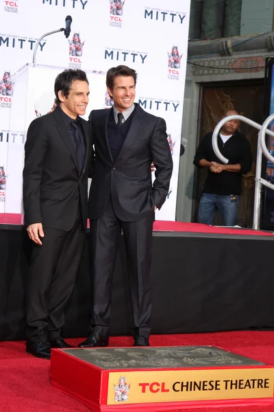 Tom Cruise, Ben Stiller — Stockfoto