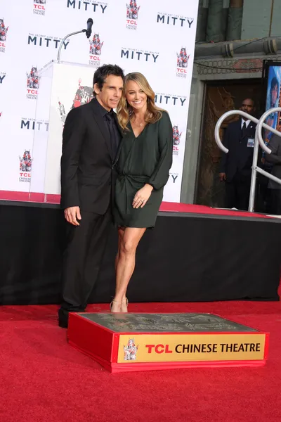 Ben Stiller, Christine Taylor — Stock Photo, Image