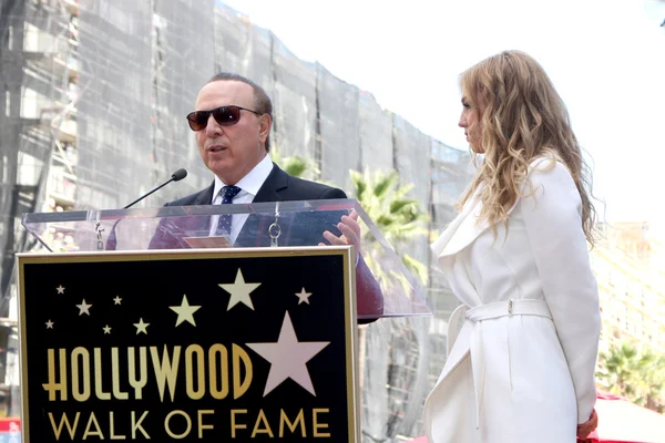 Thalia, Tommy Mottola — Fotografia de Stock