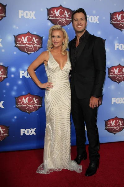 Luke Bryan, Caroline Boyer — Stock Photo, Image