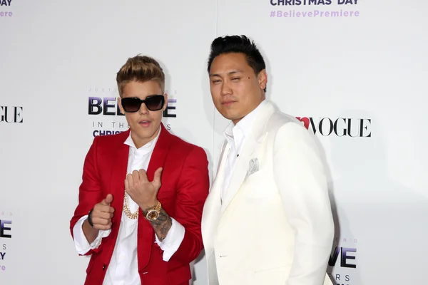 Justin Bieber, Jon M. Chu — Zdjęcie stockowe