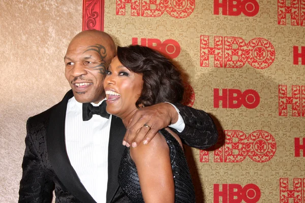 Mike Tyson, Angela Bassett — Stock Photo, Image