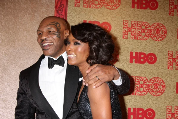 Mike Tyson, Angela Bassett — Stock Fotó