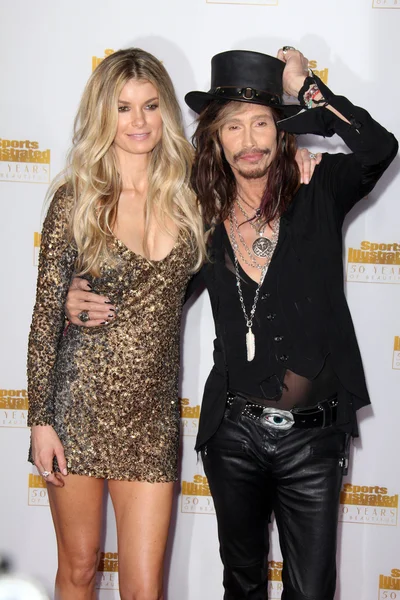 Marisa Miller, Steven Tyler — Stock fotografie