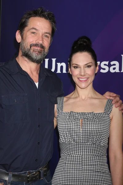 Billy campbell, kyra Zagorskij — Stockfoto