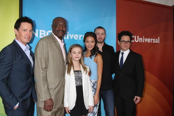 Kyle MacLachlan, Delroy Lindo, Johnny Sequoyah, Jamie Chung, Jake McLaughlin, JJ Abrams — Stock Photo, Image