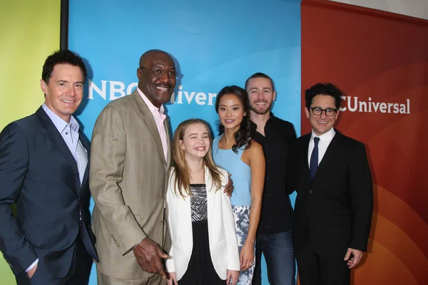 Kyle MacLachlan, Delroy Lindo, Johnny Sequoyah, Jamie Chung, Jake McLaughlin, JJ Abrams — Stock Photo, Image