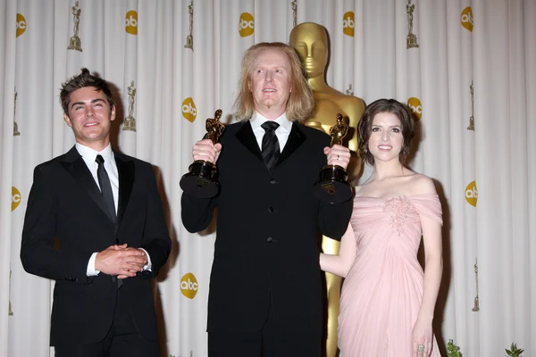 Paul N.J. Ottosson (C), winner of Best Sound Mixing and Best Sou — Stock Photo, Image
