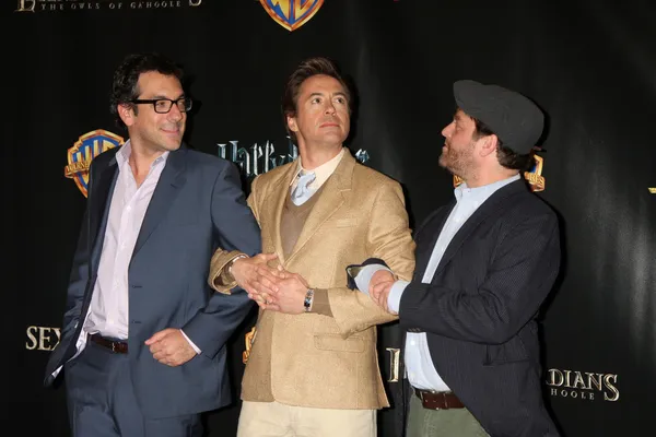 Todd Phillips, Robert Downey Jr, Zach Galifianakis — Stock Photo, Image