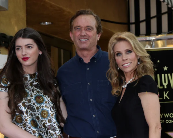 Kyra Kennedy, Cheryl Hines, Robert Kennedy Jr. — Foto de Stock