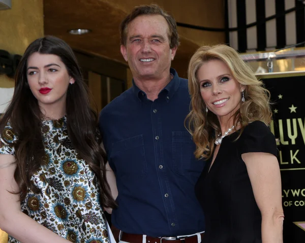 Kyra Kennedy, Cheryl Hines, Robert Kennedy Jr. — Foto de Stock