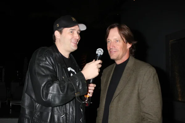 Phil Hellmuth Jr.& Kevin Sorbo — Stock Photo, Image
