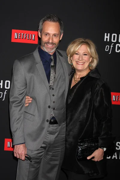 Michel Gill, Jayne Atkinson — Stock Photo, Image