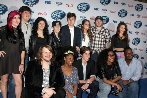 Dexter Roberts, Ben Briley. CK Harris, Jena Irene, Caleb Johnson, Jessica Meuse, MK Nobilette, Kristen O 'Connor, Emily Piriz, Alex Presoton, Majesty Rose, Malaya Watson, Sam Woolf — Foto de Stock