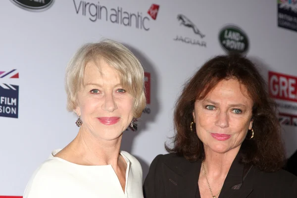 Helen Mirren, Jacqueline Bisset — Stock Photo, Image