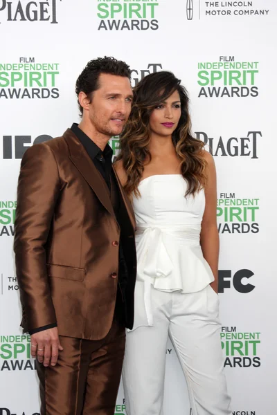 Matthew McConaughey, Camila Alves McConaughey — Stock Photo, Image