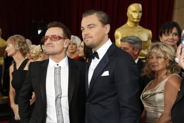 Bono, Leonardo DiCaprio clipart