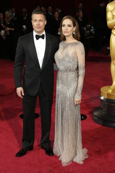 Brad Pitt, Angelina Jolie — Foto Stock