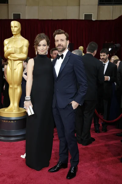 Olivia Wilde, Jason Sudeikis — Zdjęcie stockowe